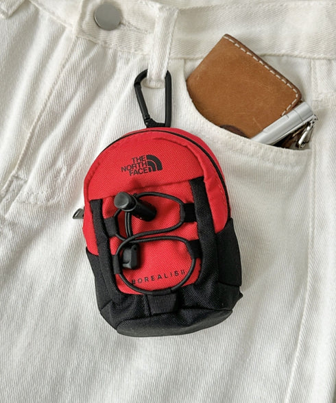 THE NORTH FACE(ザ・ノースフェイス)/ミニリュック ボレリアスミニポーチ 小物入れ コインケース/MINI BOREALIS POUCH | IM6243031 | レッド