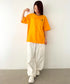 THE NORTH FACE(ザ・ノースフェイス)/ビッグロゴ プリント バンダナ 半袖 Tシャツ/M'S BANDANA S/S R/TEE | IM2251068 | オレンジ