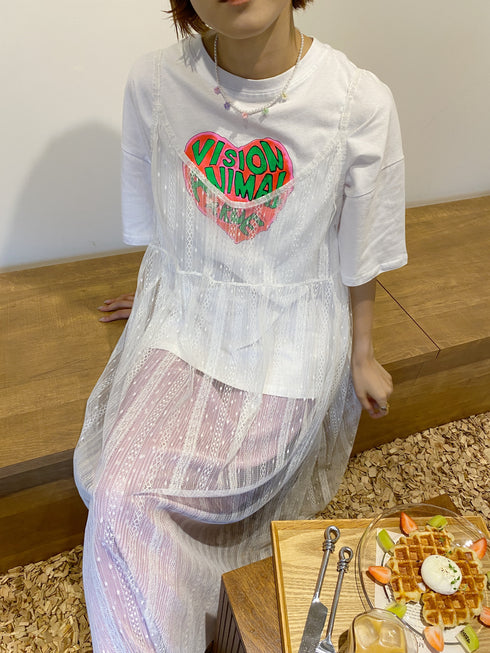 ドットプリーツロングスカート | SL2222789 | ピンク