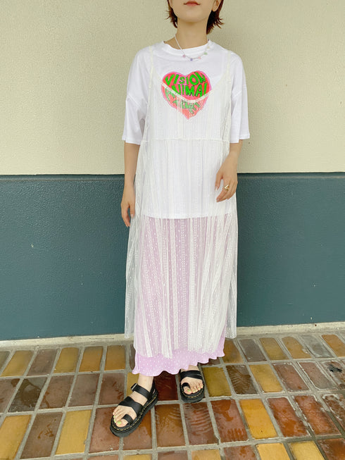 ドットプリーツロングスカート | SL2222789 | ピンク