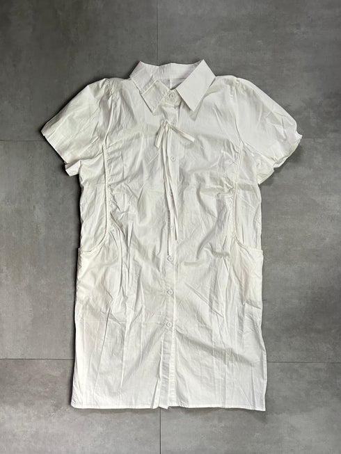 リボンシャツミニワンピース | AN2233305 | ブラック