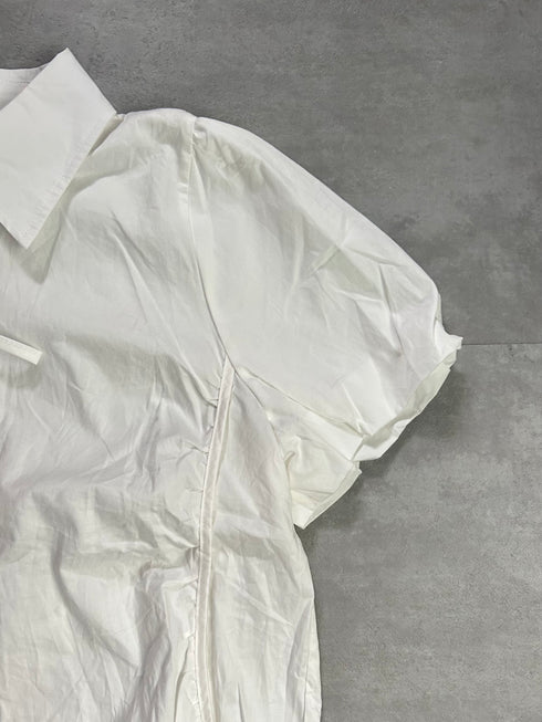 リボンシャツミニワンピース | AN2233305 | ブラック