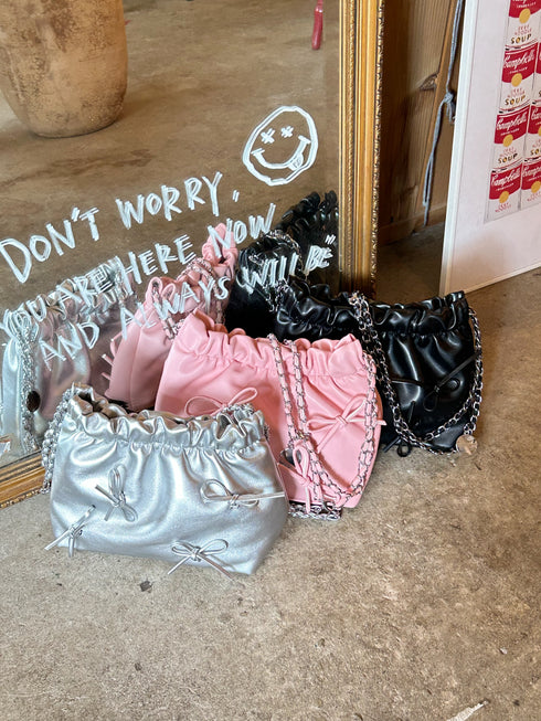 リボンチェーンバッグ | SL1233609 | ブラック