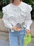 ダブルフリルカラーブラウス | SL2233670 | ホワイト