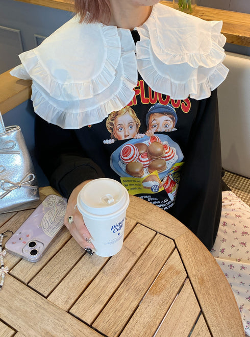 ダブルフリルカラーブラウス | SL2233670 | ホワイト