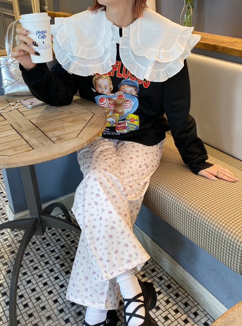 ダブルフリルカラーブラウス | SL2233670 | ホワイト