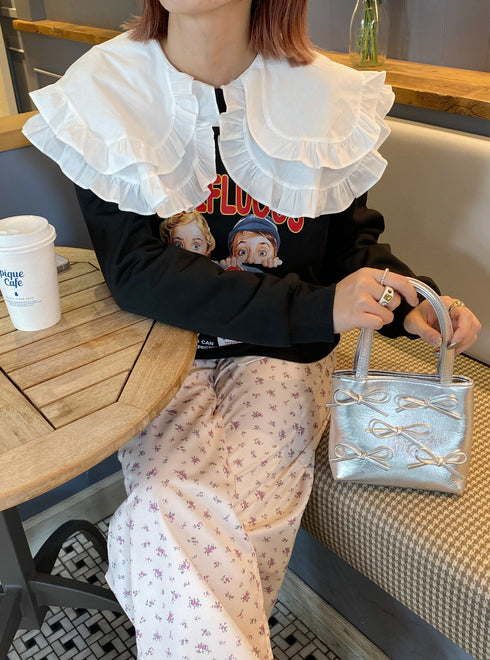 ダブルフリルカラーブラウス | SL2233670 | ホワイト