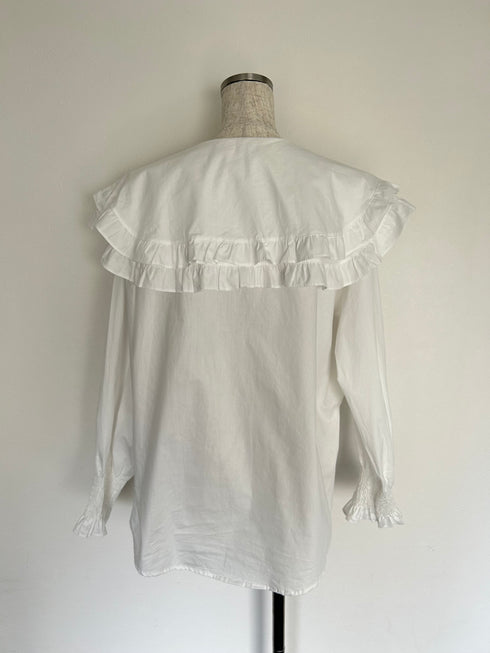 ダブルフリルカラーブラウス | SL2233670 | ホワイト