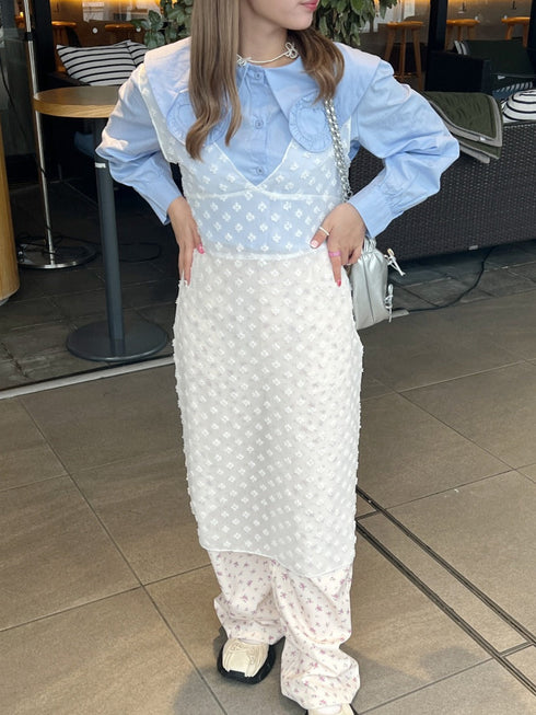 レースVネックワンピース | SL2234662 | ホワイト