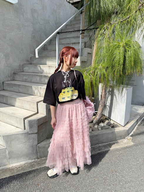 ribbon cake tee | SL2241601 | ブラック