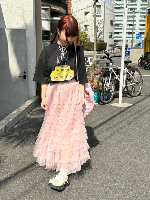 ribbon cake tee | SL2241601 | ブラック