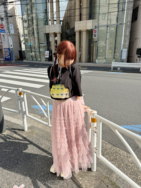 ribbon cake tee | SL2241601 | ブラック