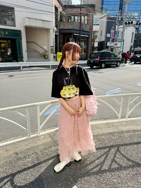 ribbon cake tee | SL2241601 | ブラック