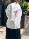 newバックリボンプリントTシャツ | SL2242606 | ホワイト