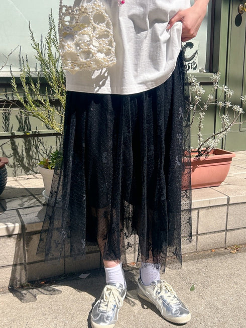 リボンレーススカート | SL2241610 | ブラック
