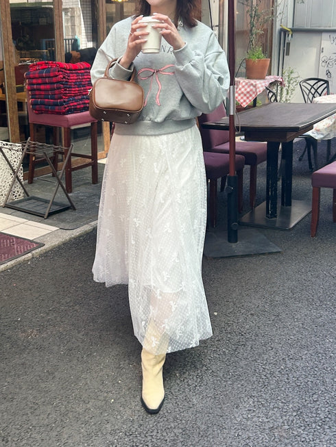 リボンレーススカート | SL2241610 | ホワイト