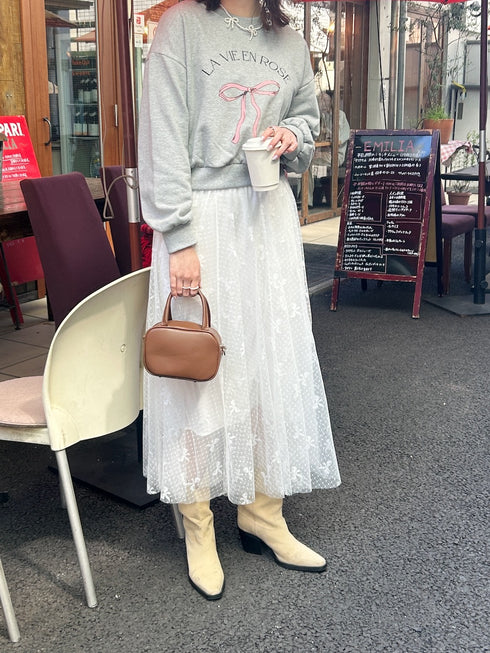 リボンレーススカート | SL2241610 | ホワイト