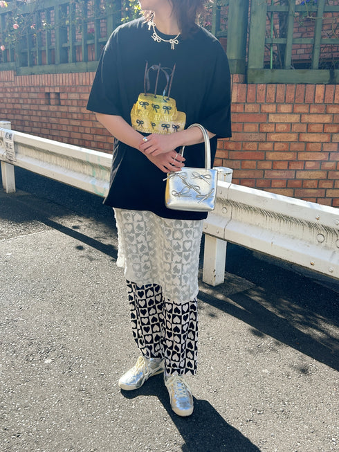 ribbon cake tee | SL2241601 | ブラック