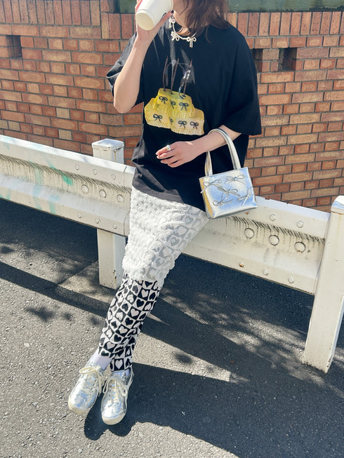 ribbon cake tee | SL2241601 | ブラック