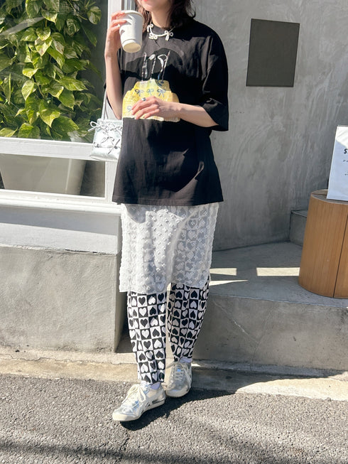 ribbon cake tee | SL2241601 | ブラック