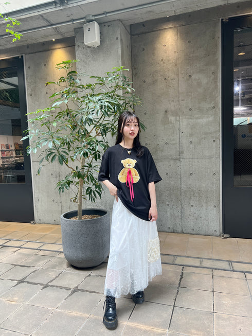 bear ribbon tee | SL2241617 | ブラック