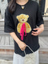 bear ribbon tee | SL2241617 | ブラック