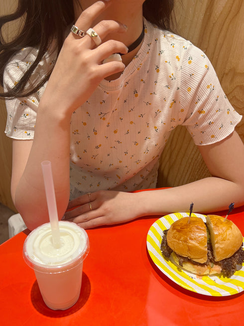 flower thermal tee | SL2241627 | アイボリー