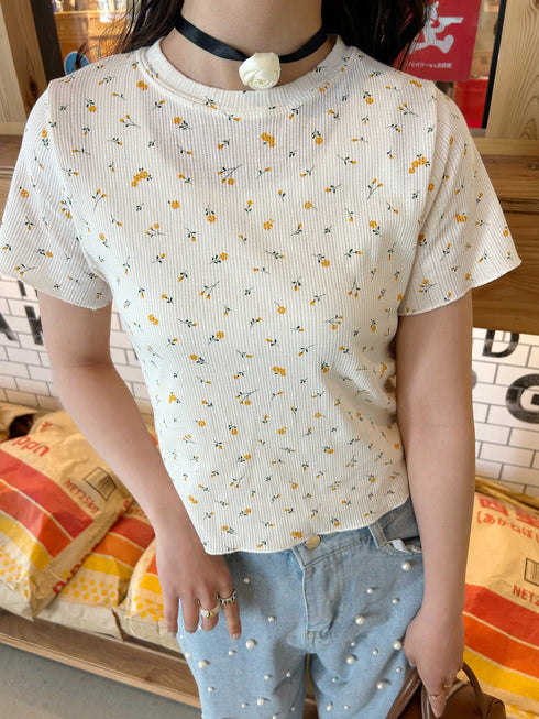 flower thermal tee | SL2241627 | アイボリー