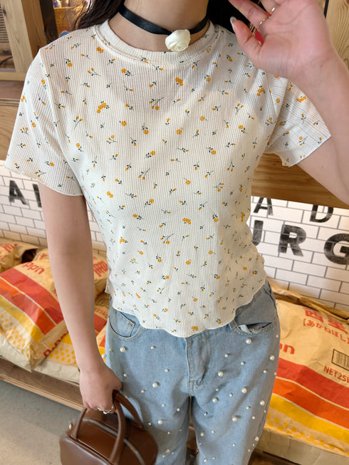 flower thermal tee | SL2241627 | アイボリー