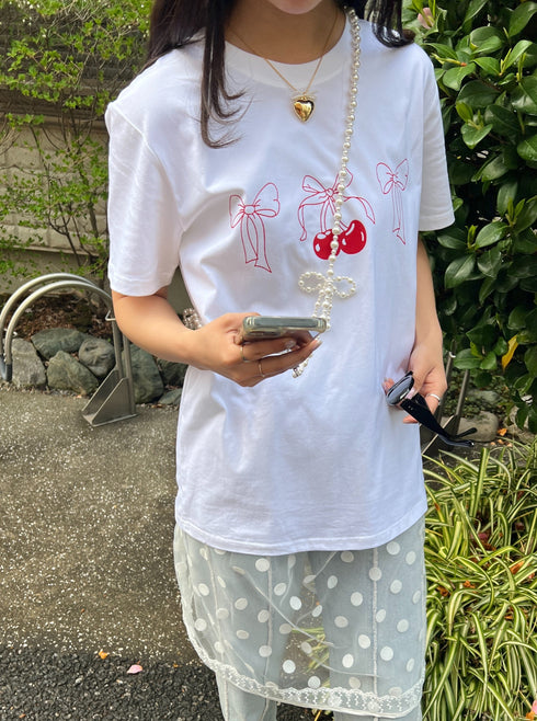 チェリーリボンT | SL2241649 | ホワイト