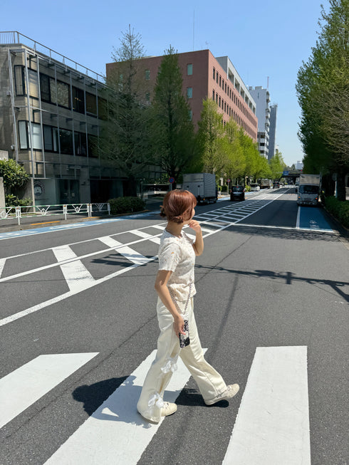 flower thermal tee | SL2241627 | アイボリー