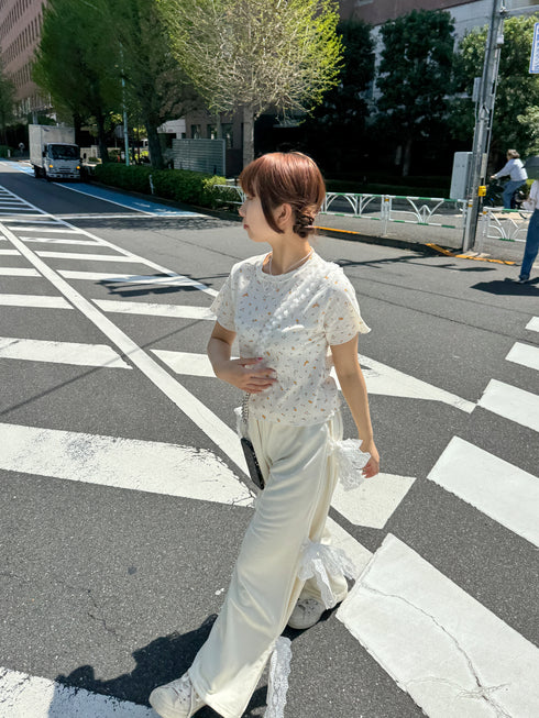 flower thermal tee | SL2241627 | アイボリー