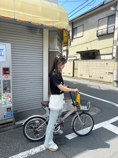 リボンクロップドTシャツ | SL2241603 | ブラック