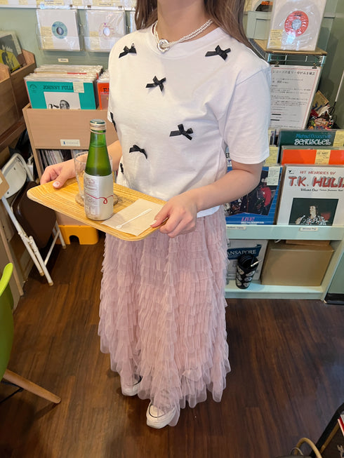 リボンクロップドTシャツ | SL2241603 | ホワイト