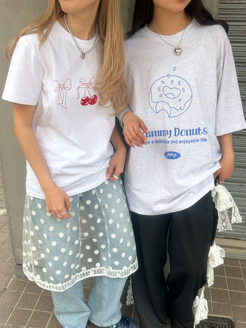 doughnut tee | SL2241619 | ライトグレー