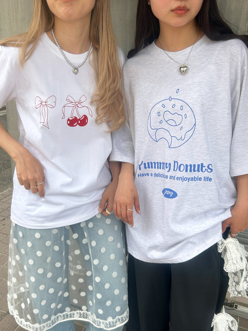 doughnut tee | SL2241619 | ライトグレー