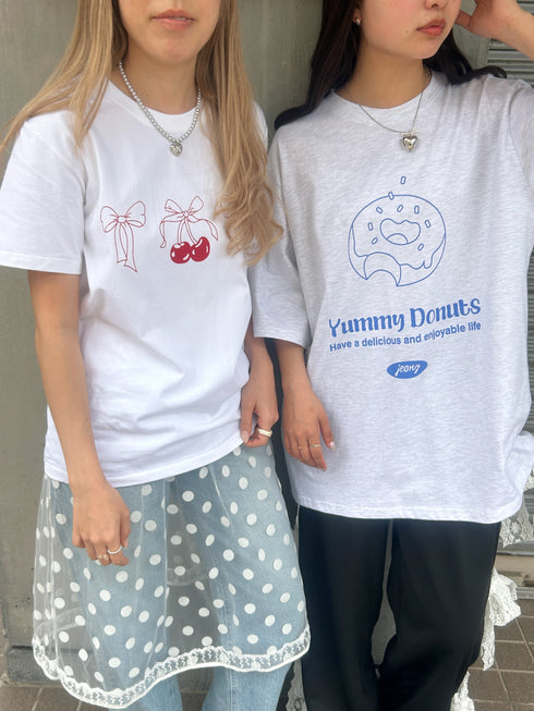 doughnut tee | SL2241619 | ライトグレー
