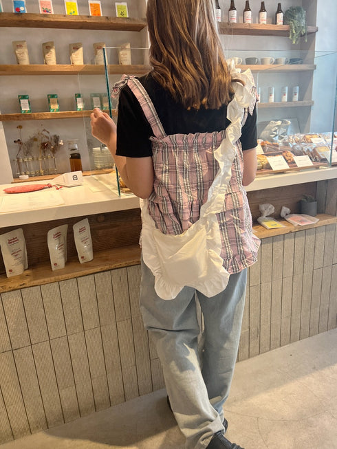 フリルギャザーショルダーバッグ | SL1241604 | ホワイト