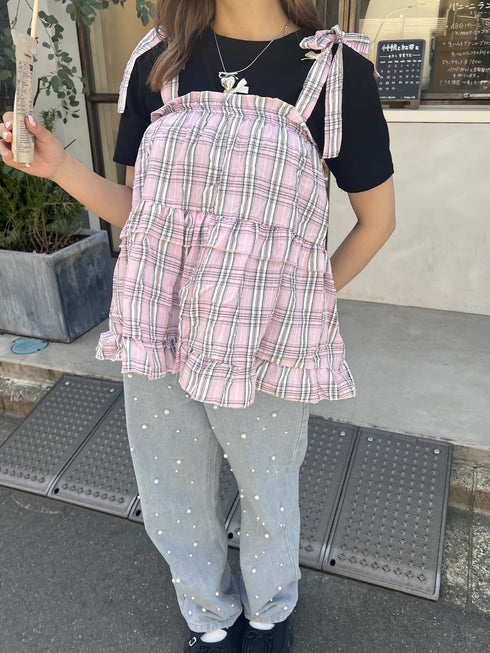 リボンクロップドTシャツ | SL2241603 | ブラック