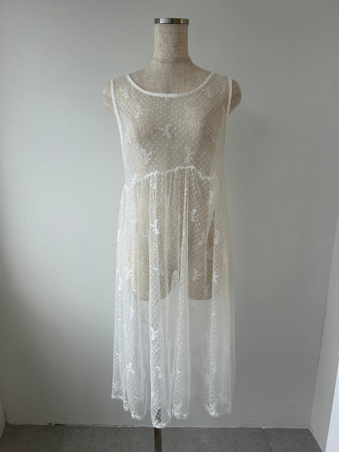 リボンシアーワンピース | SL2241654 | ホワイト