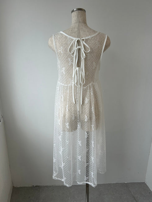 リボンシアーワンピース | SL2241654 | ホワイト