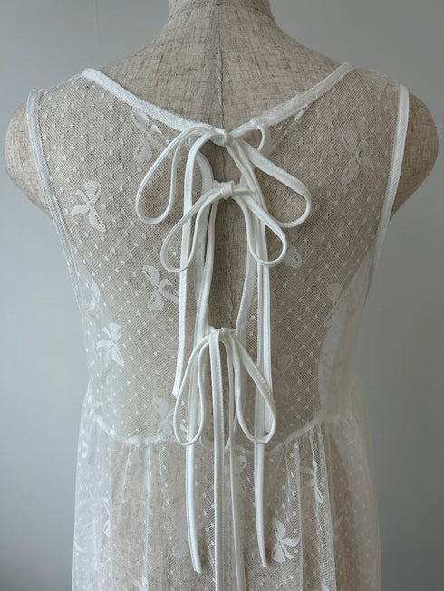 リボンシアーワンピース | SL2241654 | ホワイト