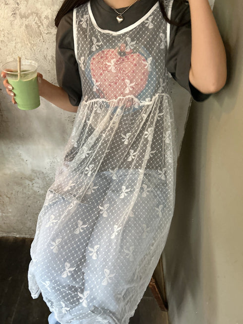 リボンシアーワンピース | SL2241654 | ホワイト