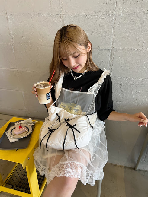 ribbon cake tee | SL2241601 | ブラック