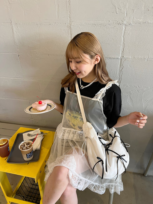 ribbon cake tee | SL2241601 | ブラック