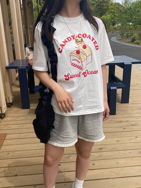 フリルギャザーショルダーバッグ | SL1241604 | ブラック