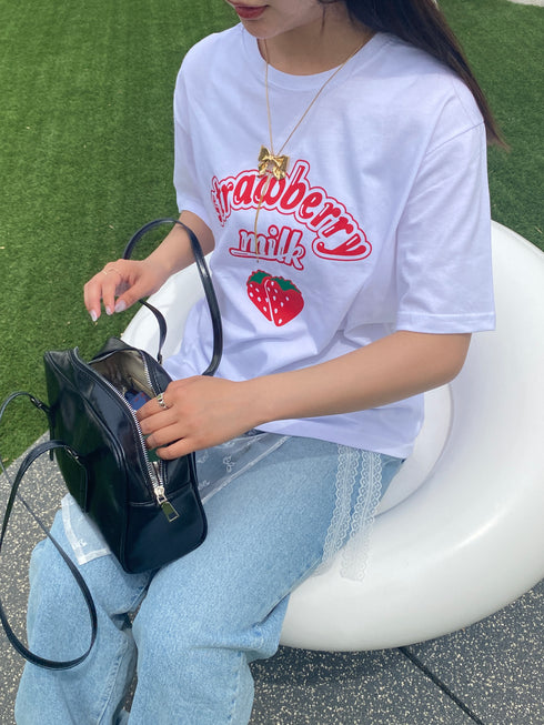 strawberry milk tee | SL2241658 | ホワイト