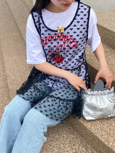 strawberry milk tee | SL2241658 | ホワイト