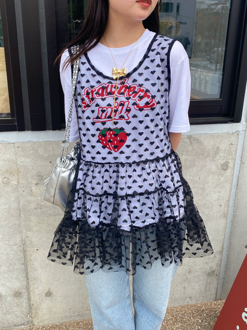 ハートシアーティアードワンピース | SL2241660 | ブラック