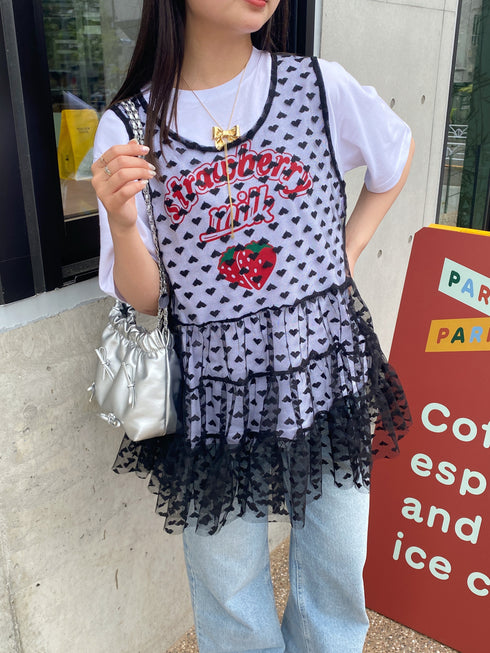 ハートシアーティアードワンピース | SL2241660 | ブラック